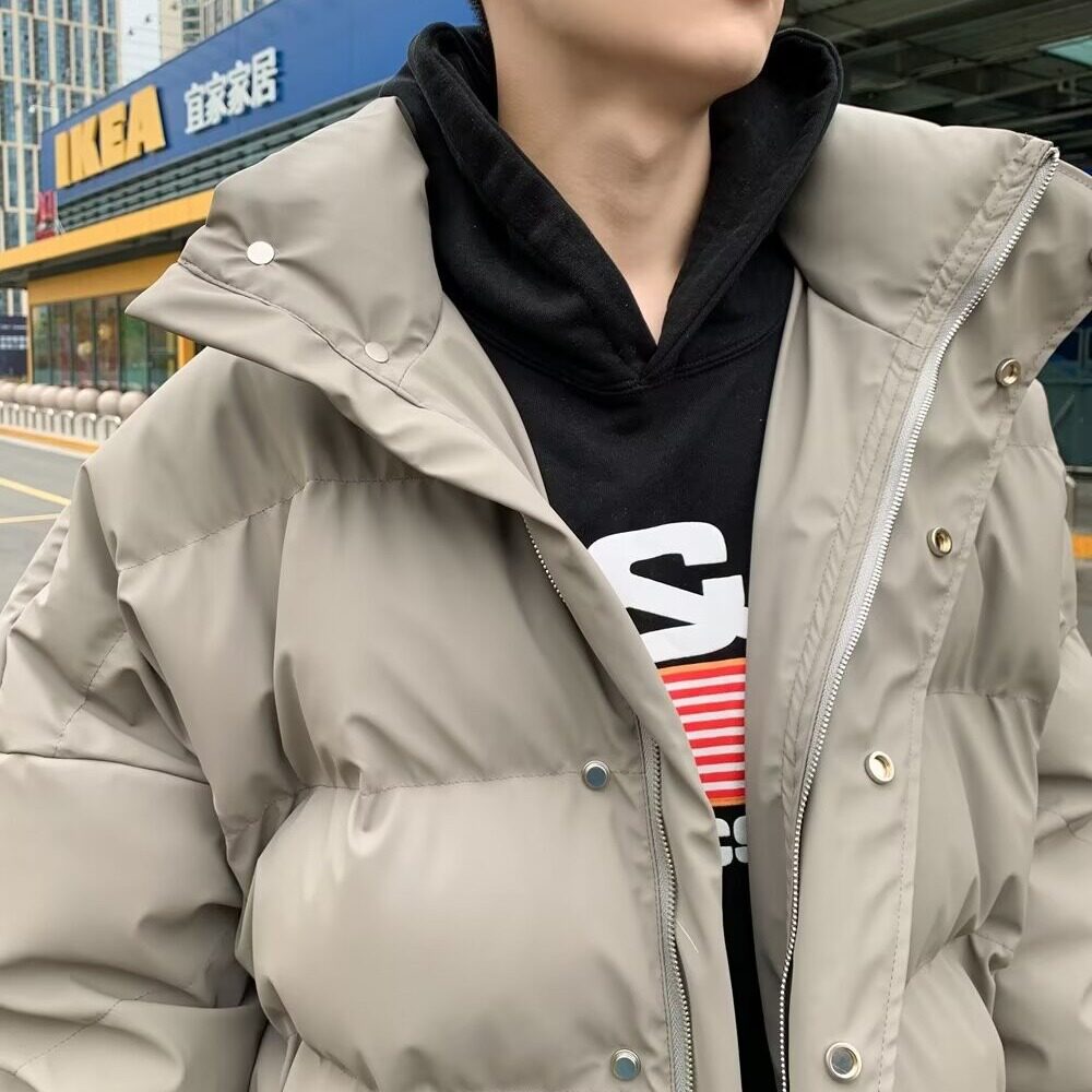 MA619-P88棉服外套男潮牌加厚保暖立领棉衣潮流休闲帅气面包服,男装棉衣,星座1611A