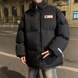 MA692-P85潮牌美式复古字母面包棉服男冬季情侣高街棉衣外套，男装棉衣，星座1611A