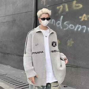 MA513-P65针织机绣毛衣开衫加厚秋冬款翻领外套图片