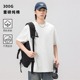 夏季 重磅300g纯棉短袖 T恤男宽松大码 PKL 圆领情侣纯色上衣打底衫