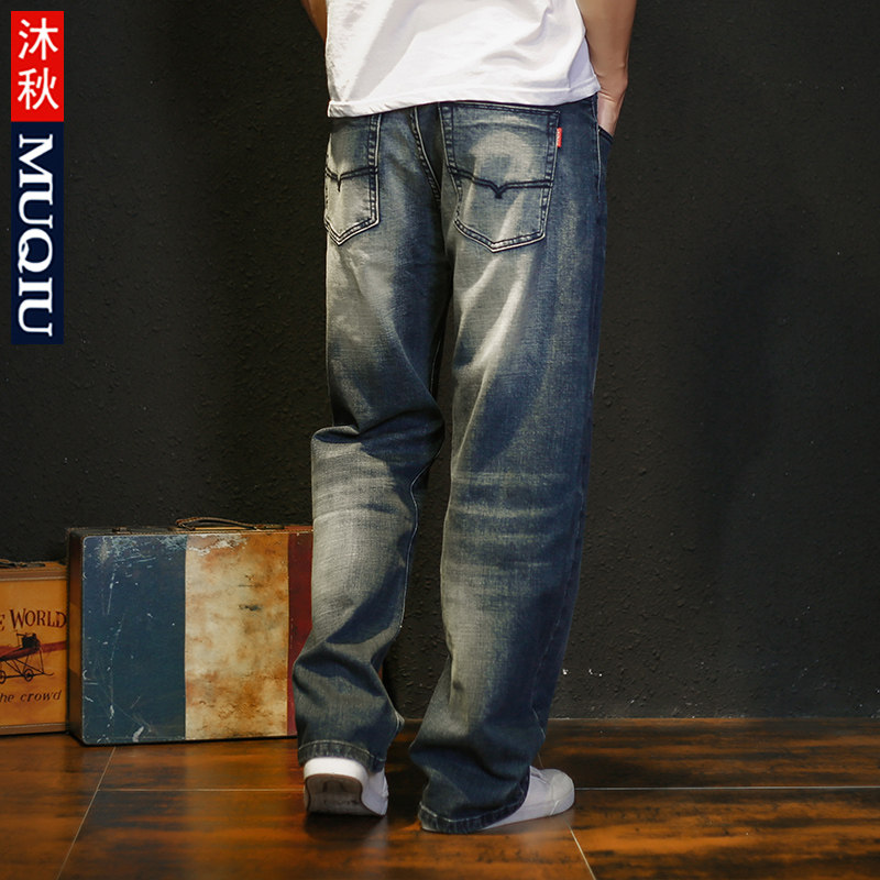 Jeans pour jeunesse droite en vrac en coton pour Quatre saisons - Ref 1475942 Image 3