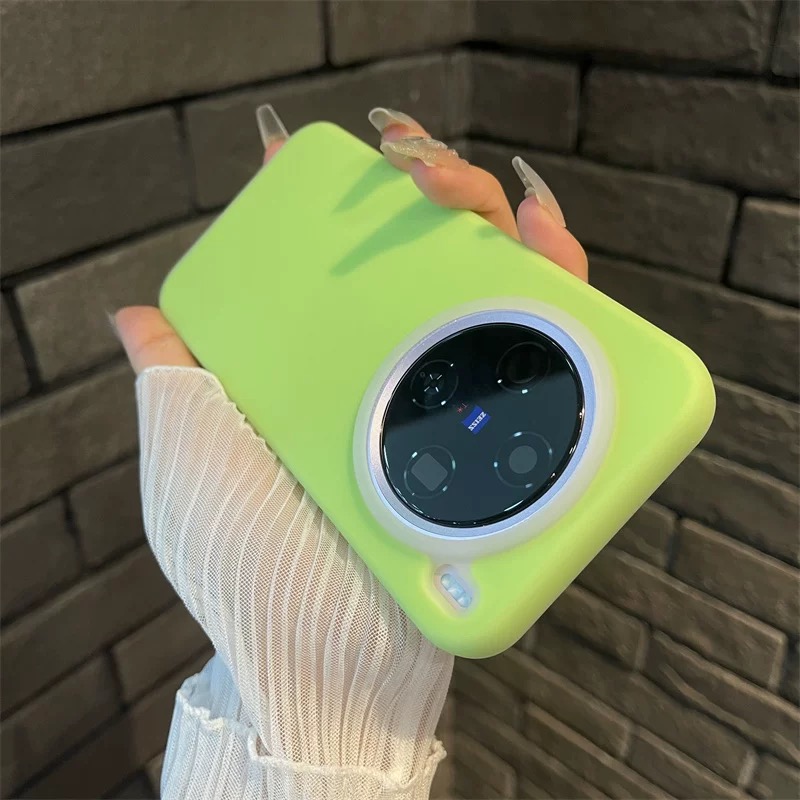 进口液态硅胶适用vivoX200手机壳X200pro新款X200promini男女X100s镜头vivo全包pro防摔磁吸mini纯色200软