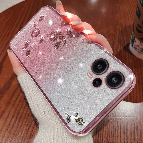 适用红米Note12Turbo手机壳闪粉