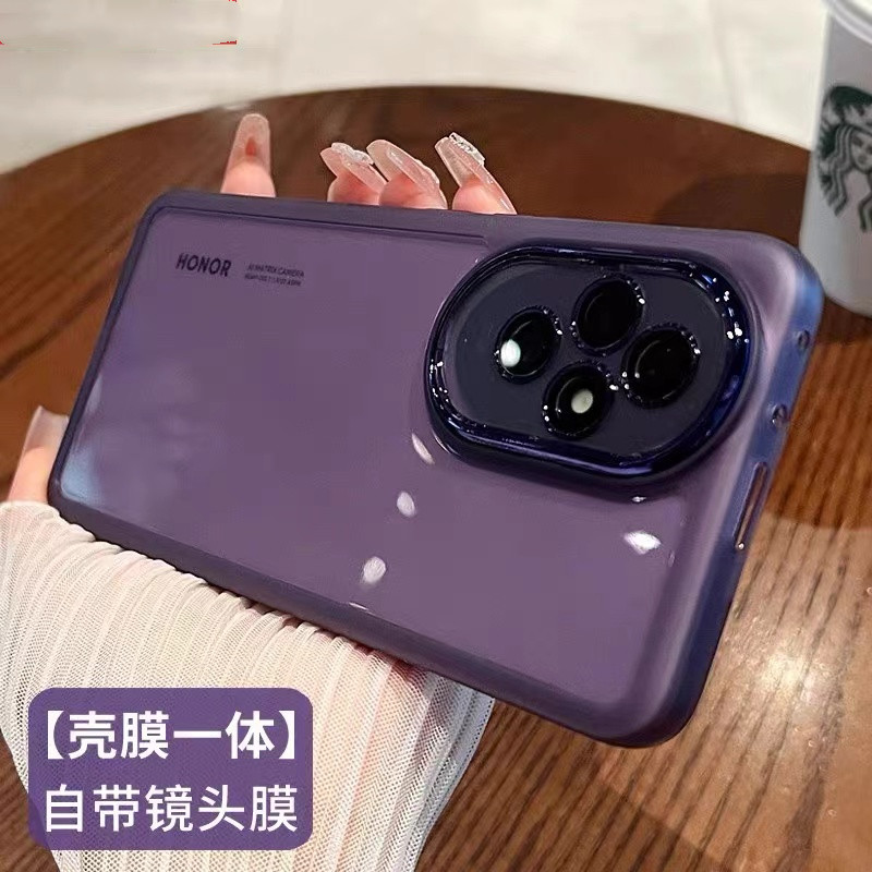 适用荣耀200手机壳镜头全包荣耀400Pro透明防摔300自带镜头膜100超薄90防摔80保护套70防滑散热60男女50款500