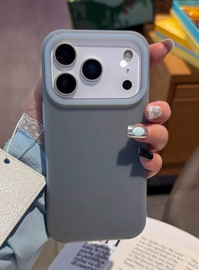 ins夏天曼波绿色果冻液态硅胶壳K80适用17小米15/14ultra手机壳NOTE13红米K70至尊版PRO+全包耐脏civi4薄荷5