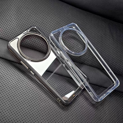 适用OPPO FindX8手机壳X6pro高级感亚克力X5透明reno10/8/7SE加高镜头A58x简约A1男女A97新A96保护套K9s黑硬