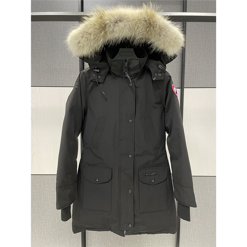 CG修身羽绒服女派克大衣Trillium中长款保暖外套6660LA