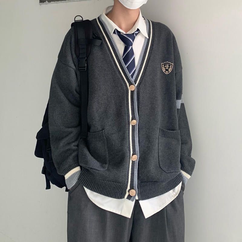 加厚毛衣开衫长袖学院风