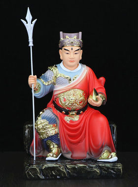 座华光大帝神像树脂马元帅摆件