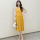 孕妇夏季 吊带裙两件套 防晒开衫 吊带连衣裙冰丝连衣裙套装 洋气时尚