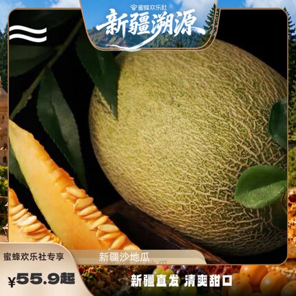【新疆溯源专场】新疆吐鲁番哈密瓜西州蜜