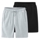 弹力运动裤 短裤 子 针织纯棉大裤 衩薄款 男夏季 外穿宽松休闲五分中裤