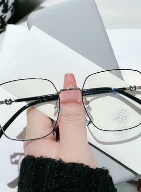 LEMI超轻复古近视眼镜女潮素颜网红款眼睛框镜架男大框可配有度数