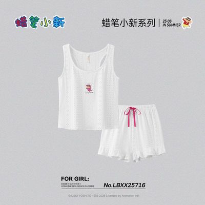 润妈【凉感型】蜡笔小新睡衣女