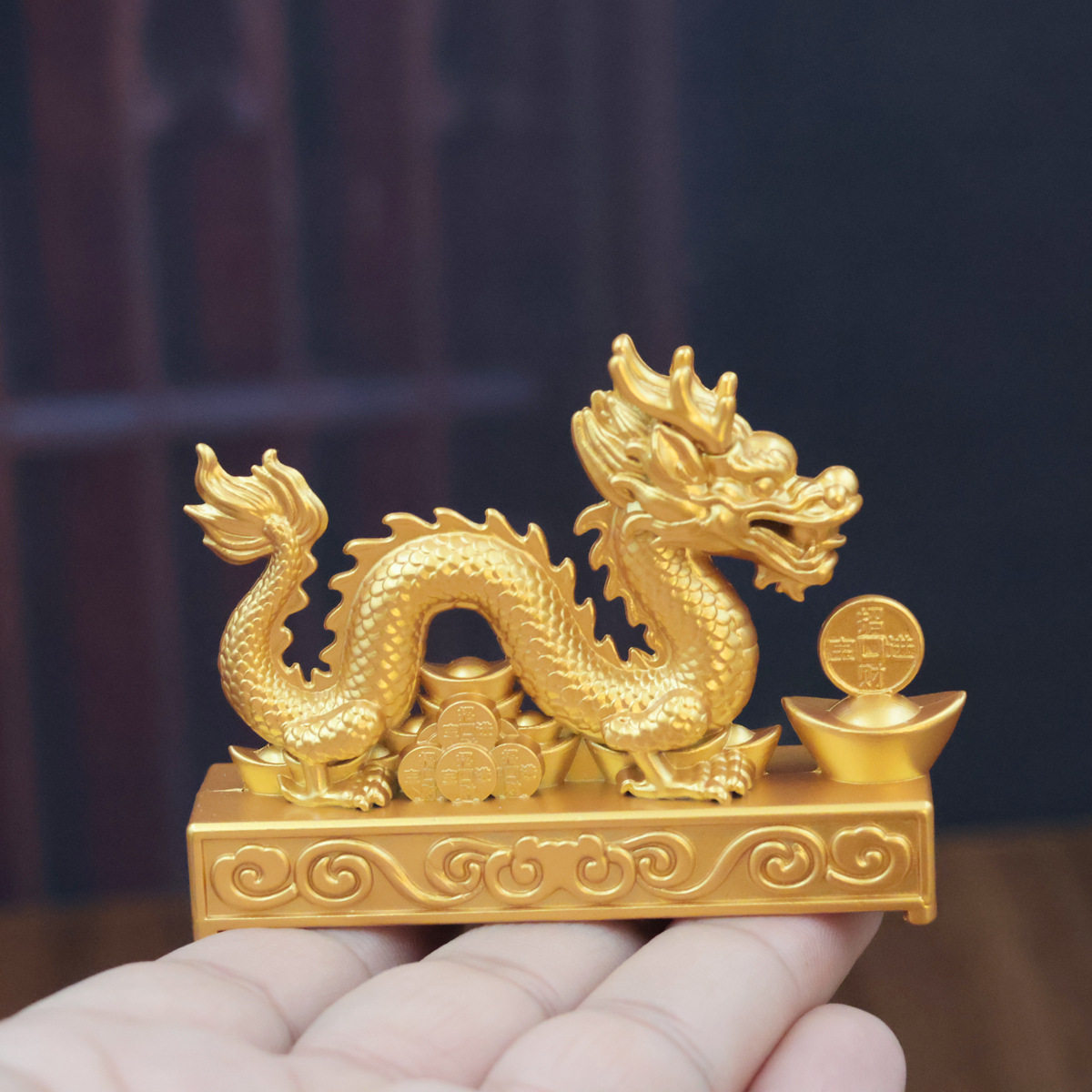 金龙摆件招财祥龙盛世生肖摆件家居客厅办公室书架吉祥物礼品送人,家居饰品,桌面摆件,淘宝优惠券,粉丝福利购,淘宝优惠卷