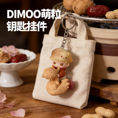 泡泡玛特DIMOO猫奴中控摆件