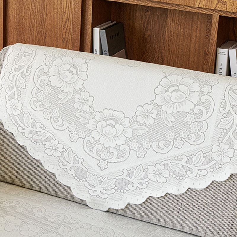 蕾丝冰丝沙发巾盖布纱巾防滑三角沙发扶手靠背巾坐垫四季通用套罩,居家布艺,沙发垫,淘宝优惠券,粉丝福利购,淘宝优惠卷