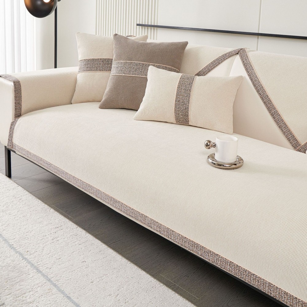 现代轻奢沙发垫四季通用新款雪尼尔防滑坐垫简约皮沙发套罩盖布巾,居家布艺,沙发垫,淘宝优惠券,粉丝福利购,淘宝优惠卷