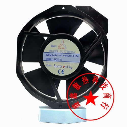 全新原装三巨SJ1738HA2/SJ1738HA1 220V 0.13A 17238机柜散热风扇