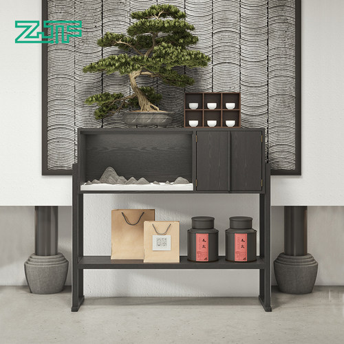 众匠坊创意实木茶叶展示架