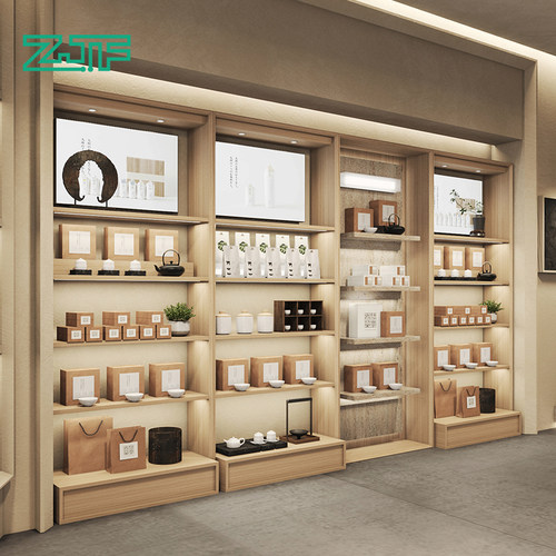 众匠坊现代简约茶叶展示架