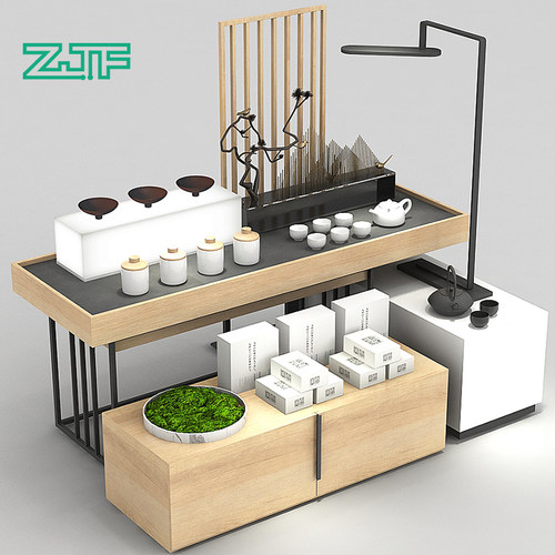 众匠坊茶叶中岛展示台