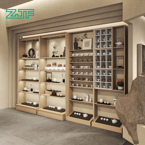 众匠坊茶具店铺展示架