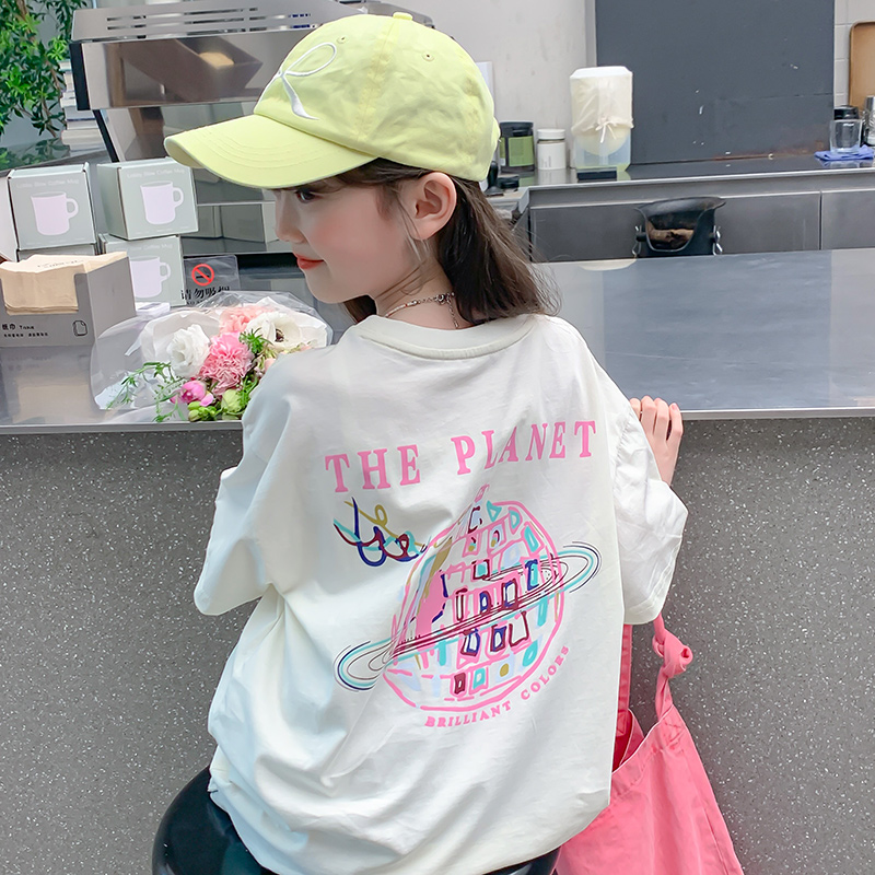 女童短袖T恤儿童韩版上衣