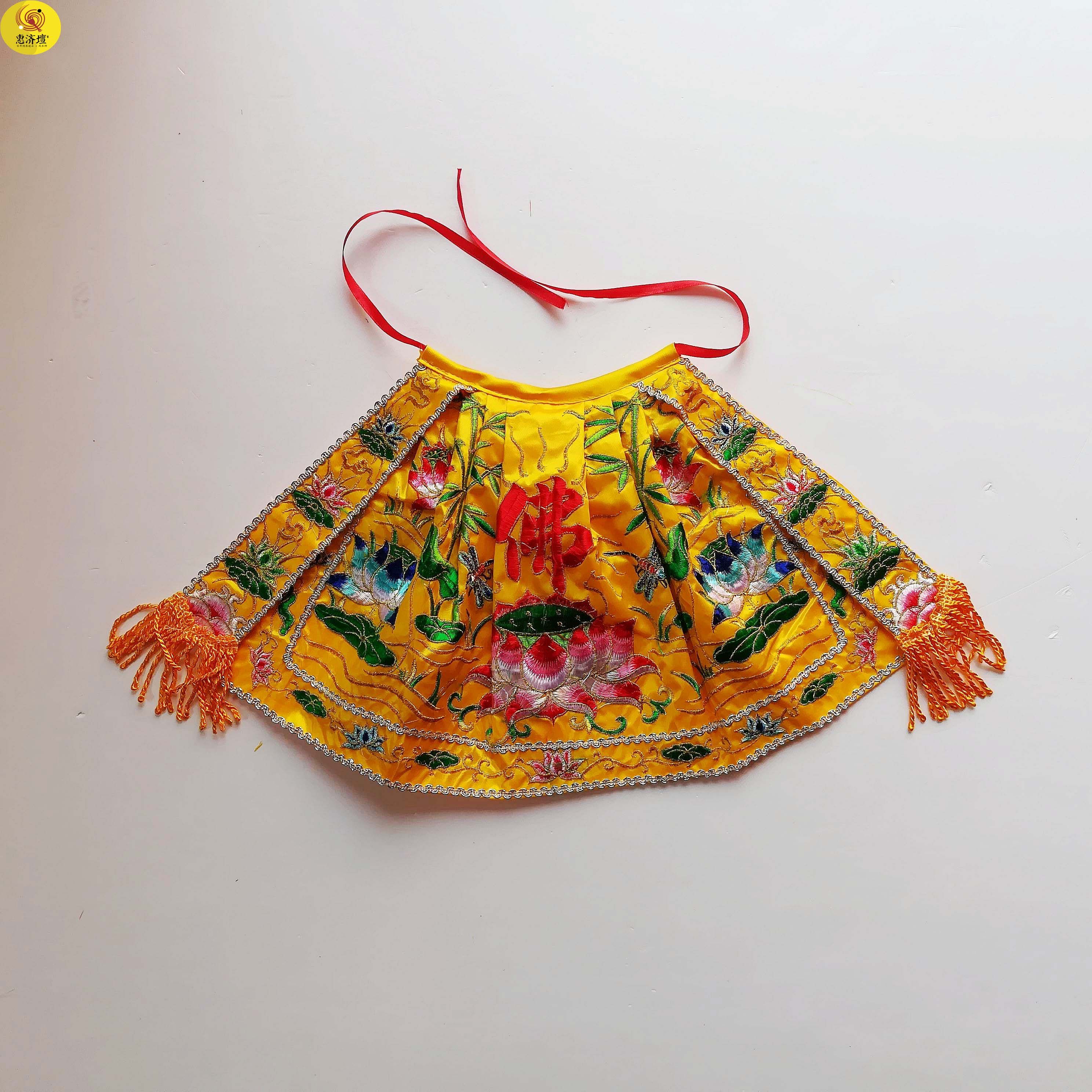 佛像披风观音菩萨神明衣莲花竹衣神衣斗篷家用20/24/30/36/50cm