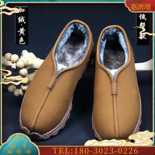 靴御寒保暖防滑批量发货16605936002 加绒加厚棉鞋 冬季 僧人僧鞋