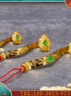 金如意家居摆件吉祥如意土地公弥勒佛财神爷灵宝天尊法器