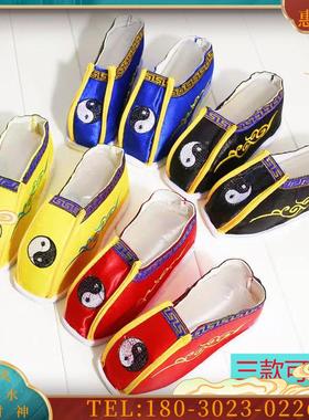 仙家鞋子供奉堂口供桌摆鞋男款民族老式中国风双龙鞋祥云如意鞋