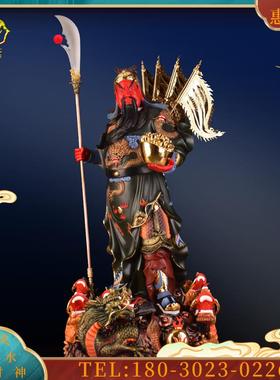 26英寸树脂关公佛像关二爷关于九龙关公神像供奉摆件招财