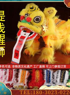提线狮子拉扯傀儡木偶中国风伴礼品儿童益智玩具祥狮献瑞