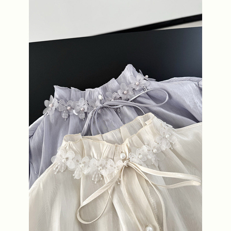 012201~「包邮 文艺复古风」珍珠纽扣开合设计~女士衬衫,女装/女士精品,衬衫,淘宝优惠券,粉丝福利购,淘宝优惠卷