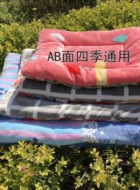 手工宠物垫子狗狗毛毯帆布珊瑚绒双面猫床四季包邮狗窝可定做