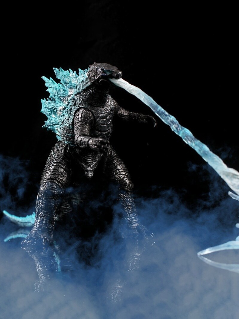 原子红莲进化哥斯拉大战金刚泰坦怪兽可动手办模型玩具周边礼物