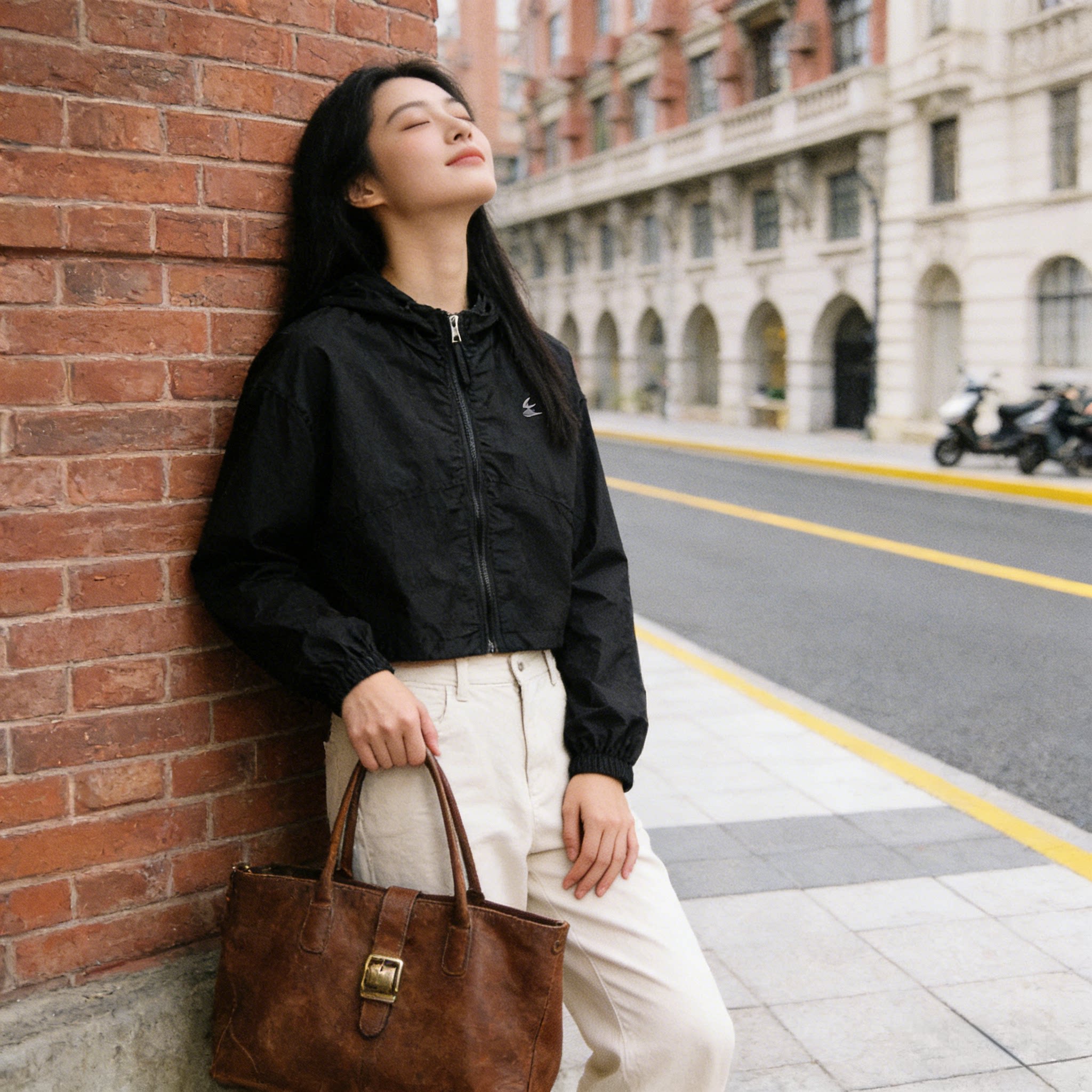 防晒衣女款夏季薄款2026新款小个子宽松百搭连帽防晒服短款外套女