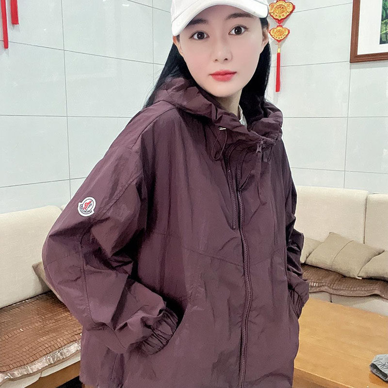 薄款冰丝透气连帽设计感宽松大码小个子防晒外套女空调罩衫洋气潮