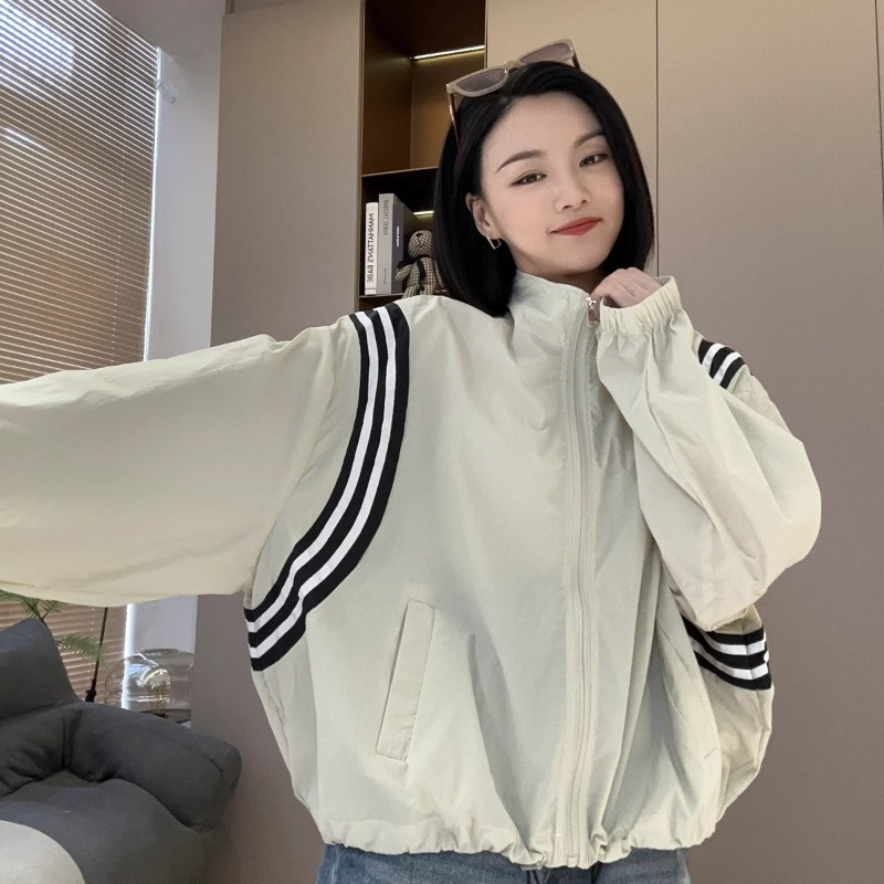 薄款冰丝透气设计感宽松大码小个子立领防晒衣外套女百搭空调罩衫