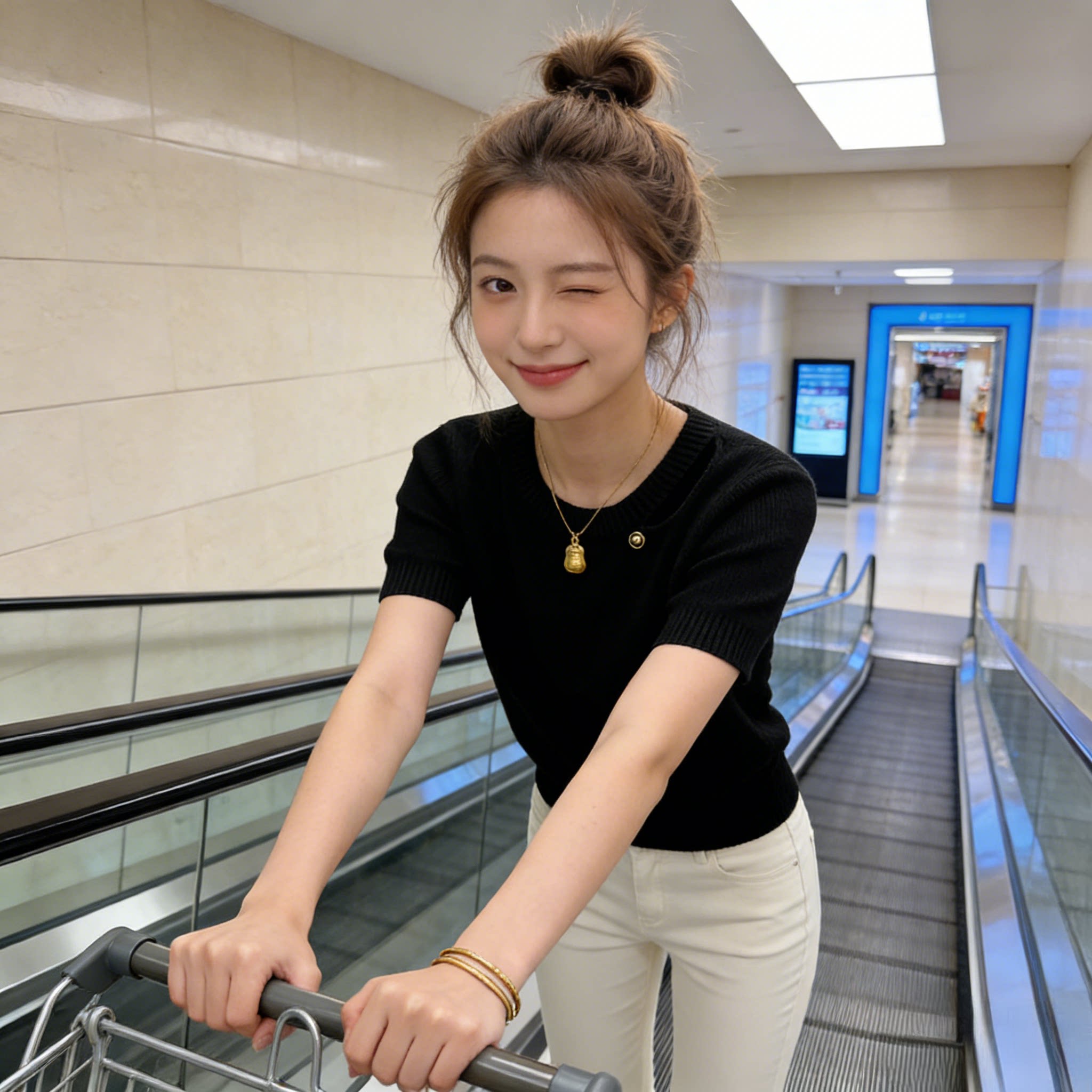 2026夏季新款女士针织衫独特别致超好看通勤小众设计感短袖t恤潮