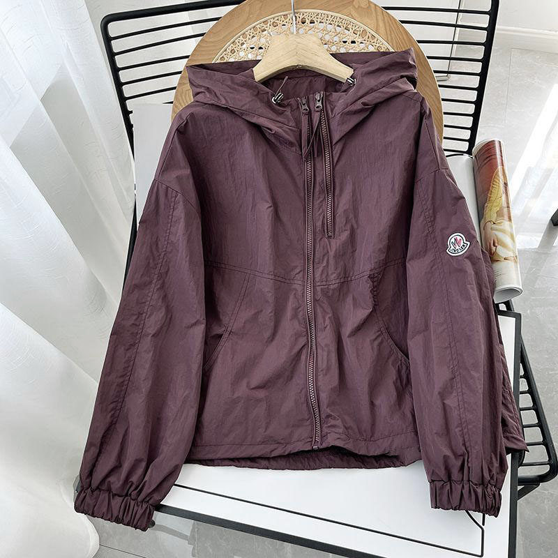 夏季薄款冰丝透气连帽设计感宽松大码小个子防晒外套女空调罩衫潮