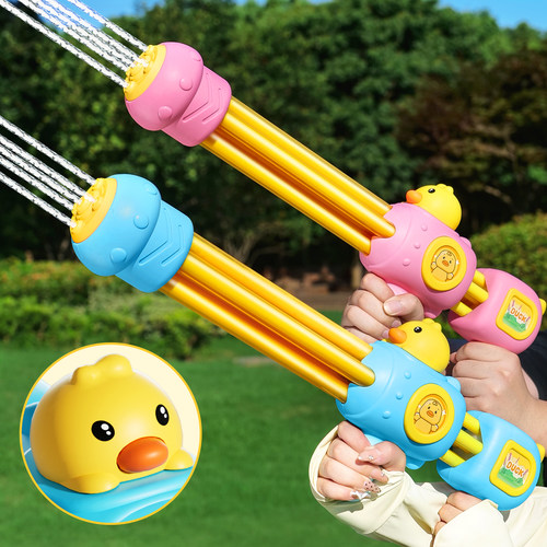 加特林抽拉式水枪漂流打水仗神器