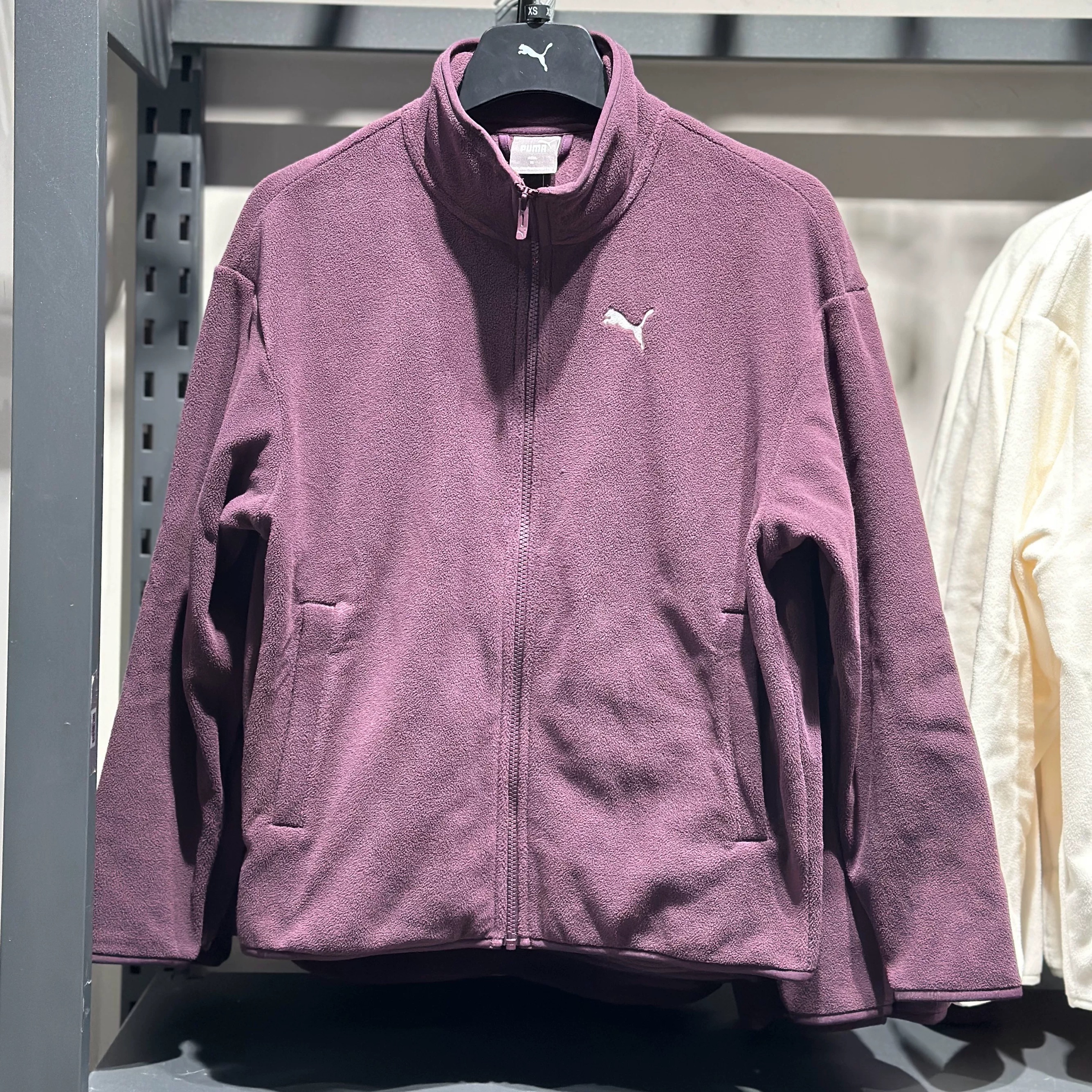 彪马男女同款百搭立领摇粒绒宽松休闲运动夹克百搭外套686093