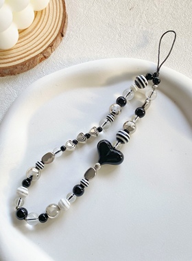 手机链手工串珠原创甜酷情侣