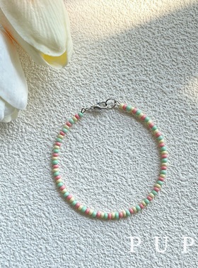 手工手链串珠原创浪漫女