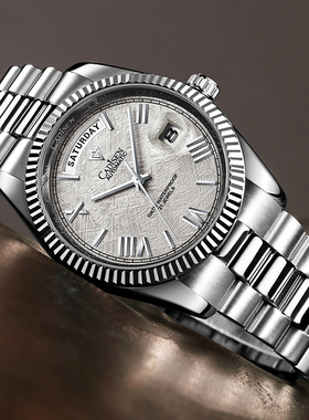 卡迪森手表男士机械表全自动防水日志型男表时尚十大潮流商务腕表