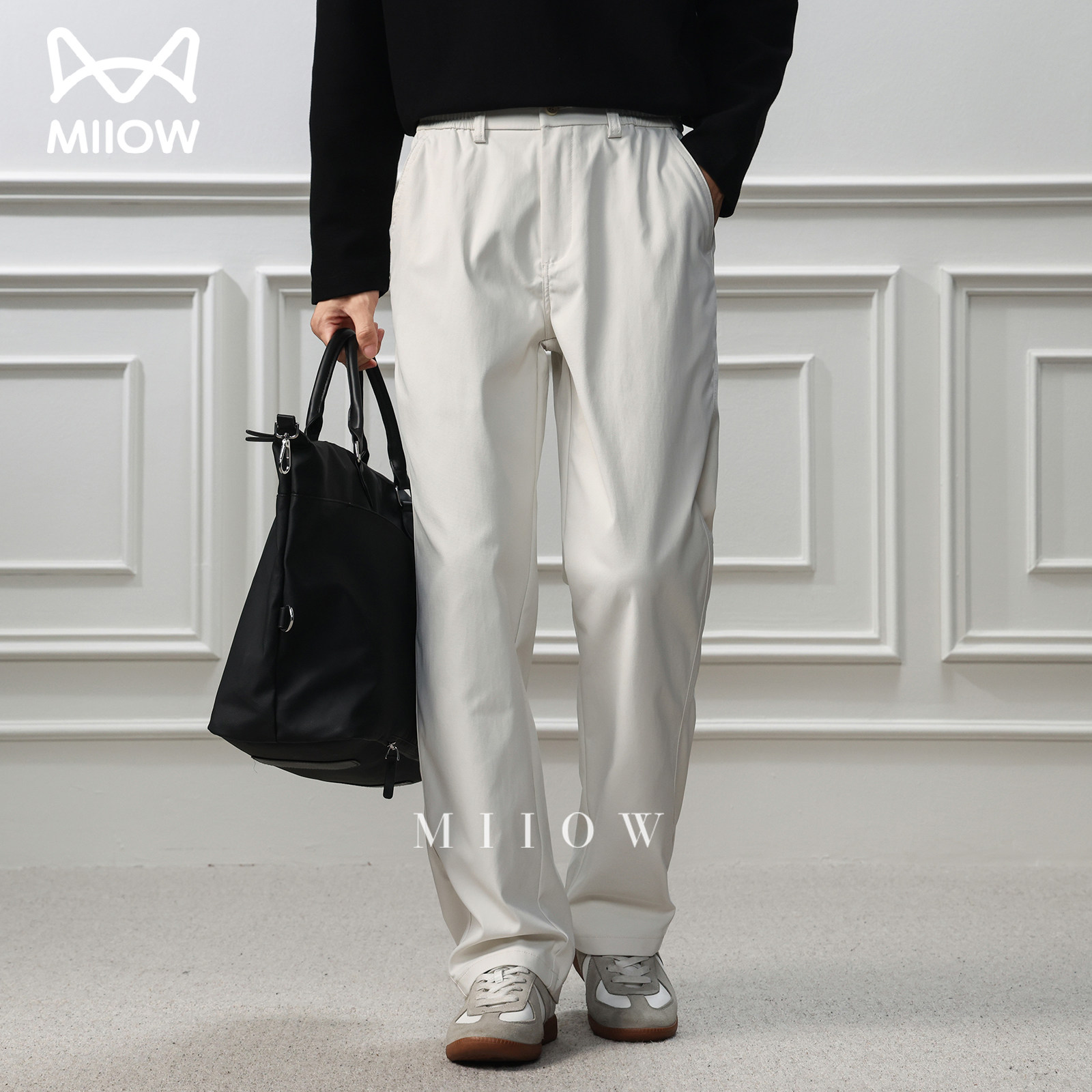 猫人2025秋季新款户外弹力休闲裤