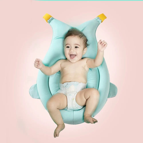 Средство детской гигиены с сидением, нескользящая поролоновая универсальная детская ванна для новорожденных