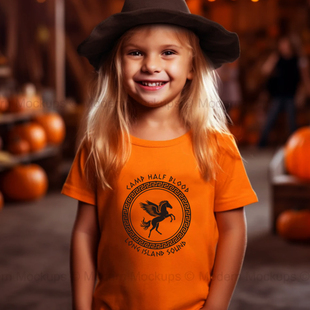 Percy Jackson Olympian Kids t shirt Camp Half Blood学生短袖